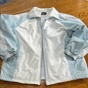 Nike ACG vintage lined windbreaker style basketball jacket.  Zip front. Large.
